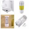 Generic 350ml Wall Mount Soap Sanitizer Shower Manual Shampoo Dispenser