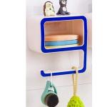 NO 9 ORGANIZER SHELVES BLUE PLASTIC