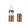 Rechargeable Portable Emergency lamp Solar Lights - Bronze /silver