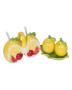 Twin Canister Lemon sugar dish n salt shaker