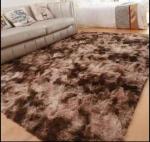 4 Fluppy  patched plain colors carpets 5by8