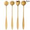 4Pcs Flower Spoon Set Stainless Steel Tea Stirring