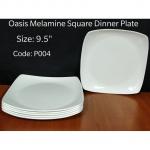 Generic Melamine Deco Dinner Plate Square