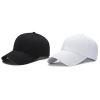 Fashion 2 Pcs Unisex Plain Adjustable Baseball Unisex Cap.