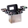 3 tier Make up box -Silver