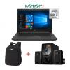 HP 240 G7-14"-10th Gen Intel Core I3-1TB HDD-4GB RAM-Windows 10-Black+Bag+Woofer