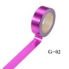 Generic Hot Stamping And Paper Tape Stickers With High Transparency Strong Adhesion Purple
