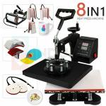 Generic 8 In 1 Heat Press Machine 12x15 For T-shirt Mugs