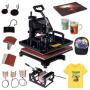 Generic 8-in-1 Combo Machine For T-shirt Mug Cup Hat Cap