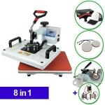 Generic Double Display 8 In 1 Combo Heat Press Machine