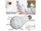 Wireless Wi-Fi Light Bulb Camera 3D Panoramic CCTV Camera (White Nanny Camera)