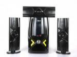 Sonai S-1051 3.1Ch 6-Inch woofer 9000W Bluetooth/USB/MMC/FM Black