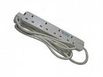 Generic Heavy Duty 4-way Power/Socket Extension Cable (Power Surge Protection)