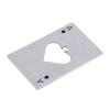 Generic Home-Playing Card Ace Of Spades Poker Bar Tool Bottle Soda Beer Cap Opener Gift Silver