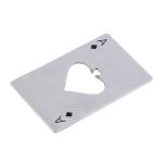 Generic Home-Playing Card Ace Of Spades Poker Bar Tool Bottle Soda Beer Cap Opener Gift Silver