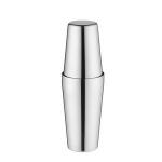 Generic OR S75-9 600ML Stainless Steel tail Shaker Set Boston Style Mixer for Gift silver
