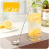 Generic Stainless Steel  Tail Stirrer Long-hand  Bar Stirring SpoonS-Silver-S