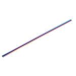 Generic TA Portable Stainless Steel Straw Reusable Metal Drinking Tube Clean Brush-colorful