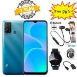 Itel P37 Pro 6.8" //5000 MAh //32GB+2GB //4G //13MP //Ksly-Blue+FREE BT+W+OTG+R