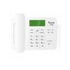 Bontel T1000,Wireless Desktop Telephone, SMS Feature,5 Days Battery Life Dual Sim-White