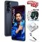 Tecno POVA NEO, BLACK, 4GB + 64GB, 6.8`, DUALSIM, 6000MAH+SMART WATCH+EARPODS+GIFT..