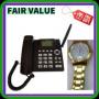SQ LS930 Desktop  Wireless Telephone GSM Fixed  Phone  -Black +Free Gifts.
