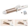 Generic 2 In 1 Curling Iron Hair Straightener Flat Iron Styling Tools