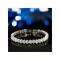 Fashion Crystal Bracelet With Diamond Inlaid-Silver