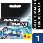 Gillette Mach 3 Turbo Carts 4`s