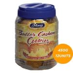 Manji Butter Cashew Cookies Jars 450G - Pack of 12