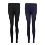 Generic 2Pair Fashion Ladies Fleece Leggings Basic Thick Winter Warm Skinny
