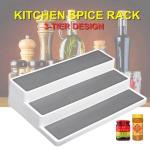 Generic 3 Tier Round Cabinet Kitchen Spice Seasoning Rack Jar Stora