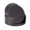 Generic Brown PU Leather Drink Coasters Set Of 6 Glass Mug Cup Mats Pats Table