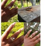 Fashion Assorted 4mm Gold Engagement Ring