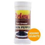 Orley`S Black Pepper Ground 50g - Pack of 12
