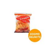 Depy`S Cheese & onion Crisps 50g - Pack of  36