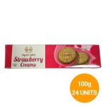 Golden Safari Gold Strawberry Creams 100g - Pack Of 24