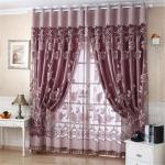 Generic Modern Room Floral I Tulle Door Window Curtains Balcony Pane
