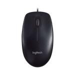 Logitech M90 Wired Ambidextrous Optical USB Mouse - Black