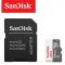 Sandisk Ultra 64GB MicroSD Class10 + Free Reader