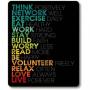 Generic Customized Motivational Words Mouse Pad
