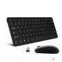 Generic Smart Tv, Android Wireless Keyboard + Mouse- Black
