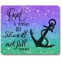 Generic Mouse Pad God Is Within Her She Will Not Fall