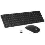Mini Black Wireless Keyboard And Mouse Combo