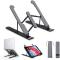 Generic Foldable Adjustable Portable ABS Aluminum Alloy Desk Laptop Holder Stand