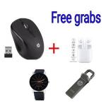 HP Wireless Optical Mouse,,BLACK,,free Items