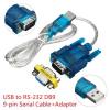 Generic USB To RS-232 9-pin DB9 Serial Cable Female Adapter Supports
