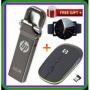 HP 64GB  USB Flash Disk + Free Wireless Mouse , Watch
