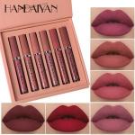 Generic 6Pcs HANDAIYAN Brand Waterproof Matte Lipstick Lip Gloss