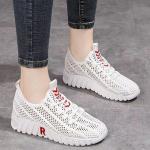 Fashion Lightweight FLyknit Breathable Sneakers - White